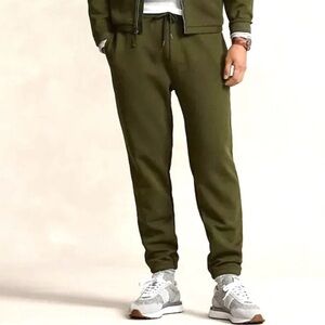 Polo Ralph Lauren Men's Double Knit Sweatpants In Olive Green - Medium